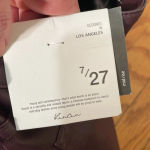 KanCan Yoko Faux Leather Mid Rise Bootcut Pants Burgundy Wine size 27 NWT‎ Purple Photo 6