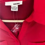 Sans Souci  Vibrant Red Blouse Photo 2