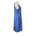Banana Republic Blue Sleeveless Sheath Dress Medium 8 Photo 4