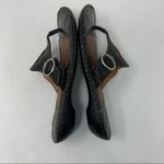 Born Black Leather Keyhole Cutout Thong Sandal 7 Photo 4