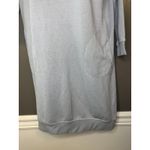 ATM Dress Womens XS Light Blue Long Sleeve Sweatshirt Tunic Pockets Hemp Knit Photo 2