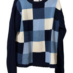 Liz Claiborne Lizwear Jeans Women Sweater Cotton Colorful Long Sleeve Knit City Size XL Photo 0