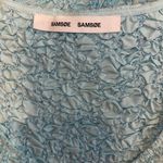 Samsøe Samsøe Sophia Dress Scrunchy Cotton Mini Dress xxs Blue Size XS Photo 8