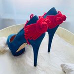 Charlotte Olympia  Eternally Dolly Embellished Suede Pumps   Photo 5