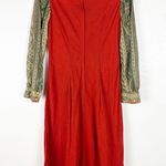 JIM N’ ME Juniors Vintage Sheer Printed Long Sleeves Solid Bodice Dress Size undefined Photo 1