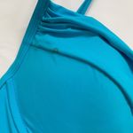 La Blanca turquoise blue Island goddess Wrap Underwire Push Up bikini top 10 NWT Photo 3