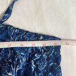 Torrid Challis Tie Straps Romper Dark Blue Floral Smocked Waist Pockets 3 / 22 Photo 9