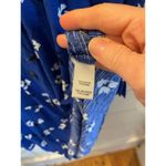 Cato 's Blue Floral Peasant Button Down Top, 22/24W Photo 3