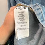 Claudie Pierlot Paris Ramia Faded Denim Mini Dress in Blue Size 34 (US6) Photo 6