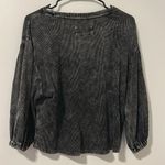 Pilcro Anthropologie  Washed Waffle Thermal Top Women XSP Cotton Tie Dye Photo 2