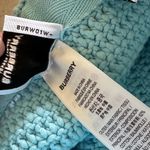 Burberry NEW Bright Topaz Blue Crochet Bucket Hat Photo 5