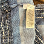 Cloth & Stone Anthropologie  Striped Button Down Blouse Light Blue XS Photo 8