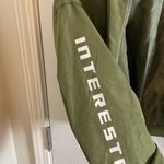 Sanfu woman’s Olive Green Bomber Jacket size small Photo 8