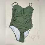 Blooming Jelly NEW 1 Pc Swimsuit Tummy Control Bathing Suit Modest Slimming Ruffle L Photo 2