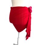 Lovers + Friends  Cordelia Mini Skirt in Red & Pink Small New Womens Flower Photo 4