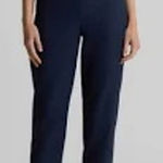 St. John 14 Pants Trouser tapered Slim Fit Navy Blue Womens Luxury 29" inseam Photo 0