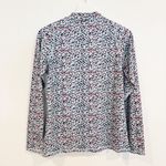 Movetes Sun Flex Mock Neck Long Sleeve Leopard Top Golf Outdoors Rash Guard XS Blue Photo 7