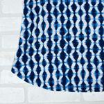 Athleta  Women's Tank Top Sleeveless‎ Blue White Diamond Pattern Athleisure Small Photo 1