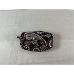 Vera Bradley  Bandana Swirl Paisley Makeup Bag‎ Medium Quilted Photo 2