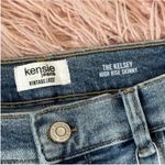 Kensie Blue Skinny High Rise Jeans Photo 4