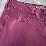 American Eagle Super Stretch Low Rise Jegging Womens 16 Long Pink Denim Jeans Photo 15