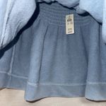 Aerie NWT Women's Size Small Blue High Rise A-line Smocked Mini Skirt Photo 4