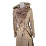 Boho Paisley Fringe Pashmina Wrap Scarf Bronze Taupe Neutral Shawl Women OS Brown Photo 5