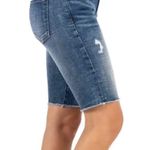 Kut From The Kloth NWT Sophie Distressed Denim Bermuda Shorts Women's Size 2 Photo 3
