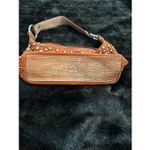 Kathy Van Zeeland  Bohemian Style Suede Shoulder Bag studded beads Photo 1