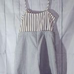 &merci & Merci Spaghetti strap Striped romper Photo 4