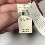 Aerie Scoop Bikini Top Womens Size XL NWT Brown Textured Adjustable Removable Photo 3