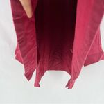 Tianello TENCEL Plus Sized Aida Blouse Button Front Garment Dyed Raspberry 2X Pink Photo 3