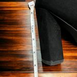 Qupid  Miss 10 Embroidered Floral Thigh High Boots Black Faux‎ Suede Size 5.5 Photo 11