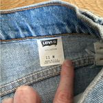 Levi's Levi’s - Distressed Ripped Straight Leg Denim Jeans in Blue Photo 2