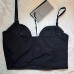 Elle Reve Kiss Corset Top Black NWT Size Small‎ Photo 2