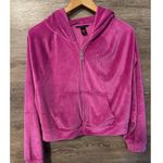 Victoria's Secret Victoria’s Secret TRACKSUIT SET Velvet Jacket & Jogger Velour Hot Pink Medium Photo 2