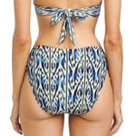 Robin Piccone Aabra High Waist Bikini Swim Bottoms Lapis Small Photo 4