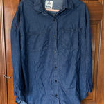 Unif  x UO Blue Denim Shirt Size Medium Photo 0