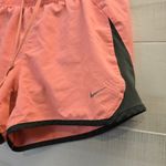Nike {S} DRI FIT Drawstring Running Shorts Coral Salmon Orange Peach Photo 1