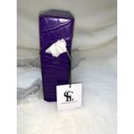 NWT Snob Essentials Audrey Jewel Box Purple Crossbody Secure Clasp Closure Photo 1