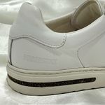 Birkenstock  Bend Sneaker Size 8/39 White Low Top Cork Leather Minimal Classic Photo 6