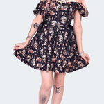 Jawbreaker Broken Dolls Mini Dress Size 8 Black Photo 0