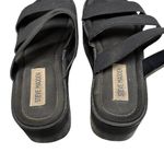 Steve Madden Calvina Black Three Straps Platform Sandal Photo 1