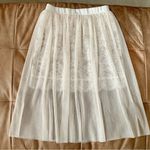 Victoria's Secret Victoria’s Secret Ivory Lace Skirt Photo 2