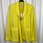 L'Academie Revolve L’academie Yellow Tie Waist The Maggy Blazer Sz.S NWT Photo 4