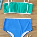 Colorblock High waisted  Swimsuit Photo 0