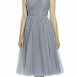 Jenny Yoo  Green Tulle Strapless Dress in Size 14 Photo 0