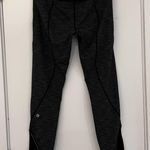 Lululemon  Grey and Black Leggings with Pockets Photo 4