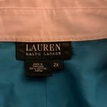 Ralph Lauren Lauren  Blue Button Down Shirt Photo 4