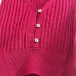 Free People Saturday Morning Crop Top Magenta Photo 5